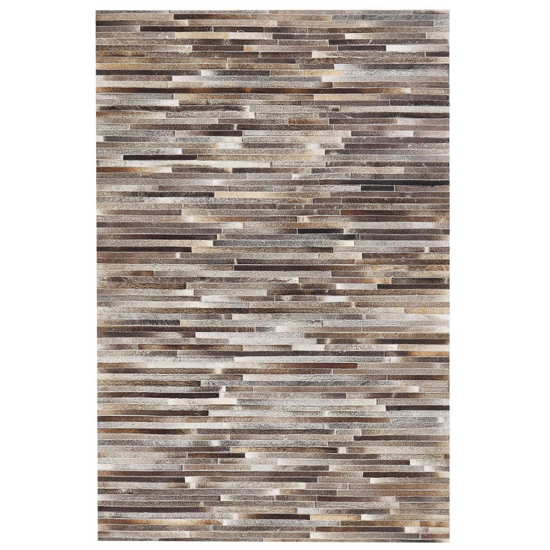 Dywan patchwork skórzany 160 x 230 cm wielokolorowy TUZLUCA