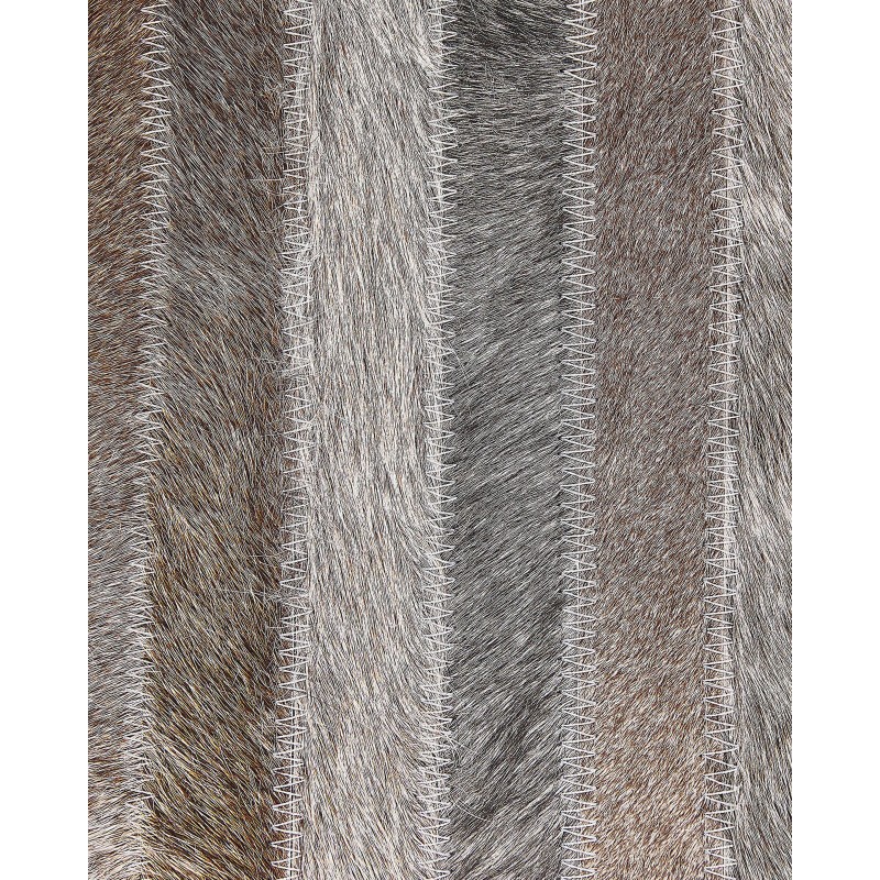 Dywan patchwork skórzany 160 x 230 cm wielokolorowy TUZLUCA