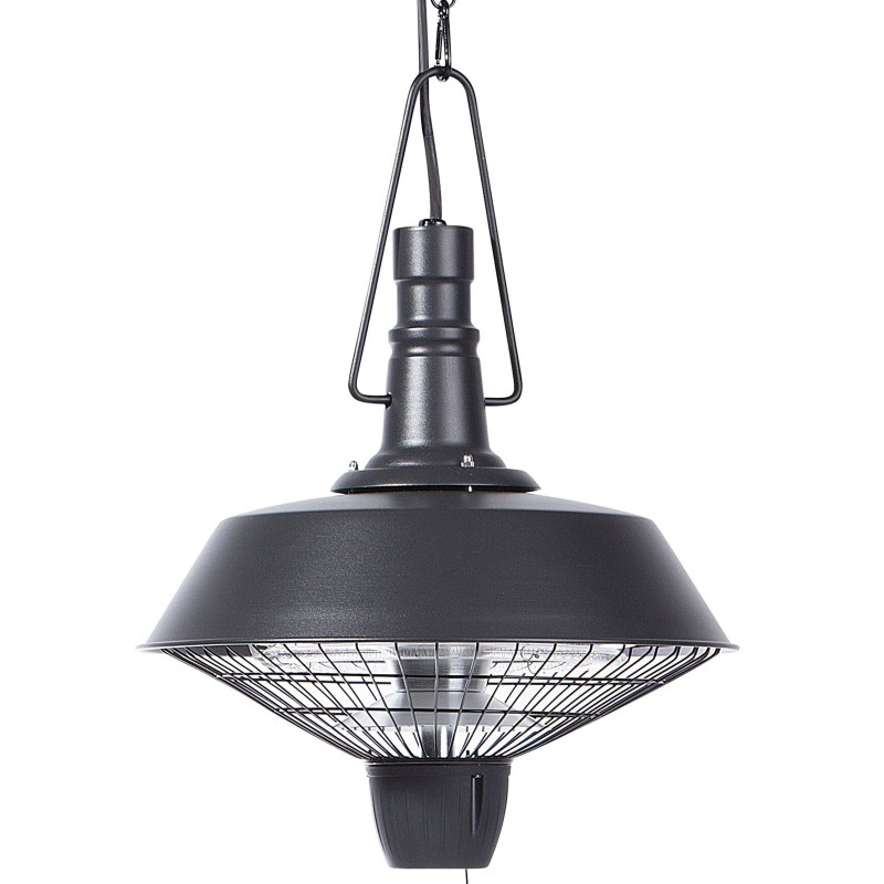 Promiennik na podczerwień wiszący AMIATA 2100 W Czarny