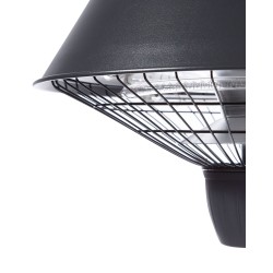 Promiennik na podczerwień wiszący AMIATA 2100 W Czarny