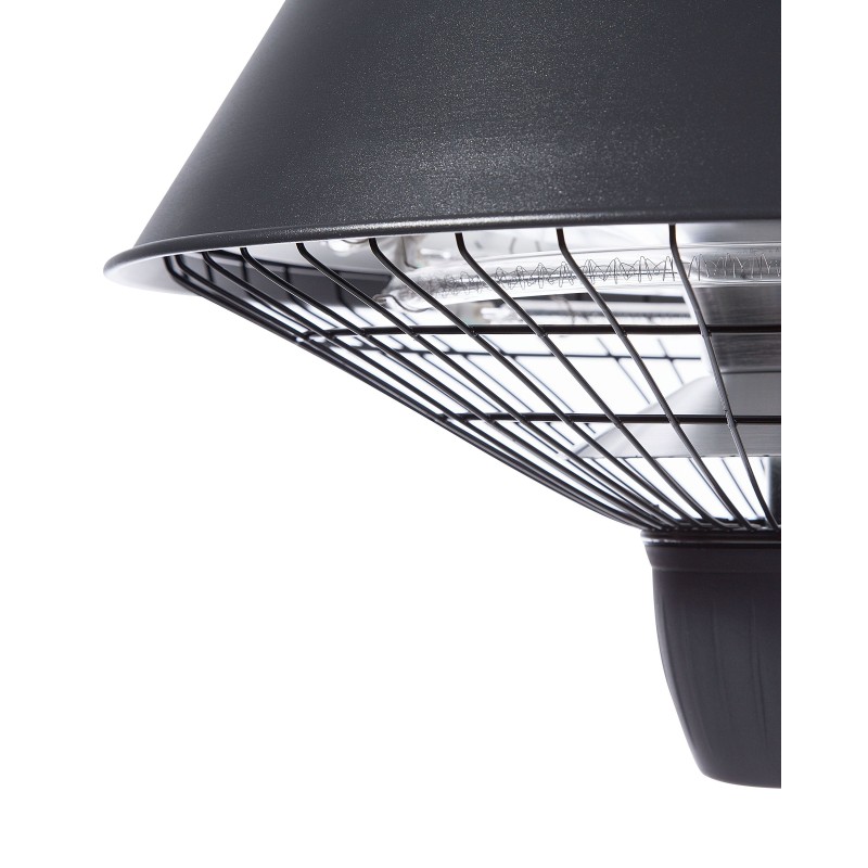 Promiennik na podczerwień wiszący AMIATA 2100 W Czarny