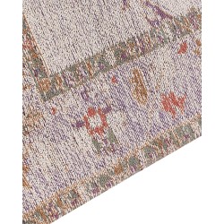 Dywan bawełniany 80 x 300 cm beżowy YANOBA