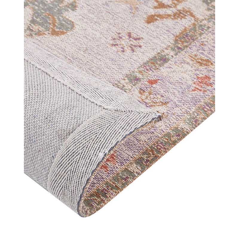 Dywan bawełniany 80 x 300 cm beżowy YANOBA