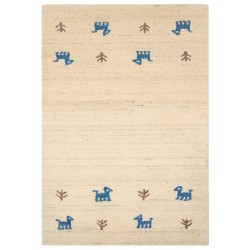 Dywan wełniany gabbeh 160 x 230 cm beżowy YALI