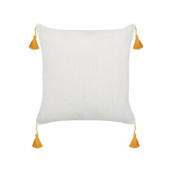 Zestaw 2 poduszek dekoracyjnych ABUTILON 45 x 45 cm Beżowy Wzór kwiatowy