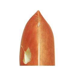 Zestaw 2 poduszek dekoracyjnych TULIP Welur 45 x 45 cm Pomarańczowy Wzór roślinny