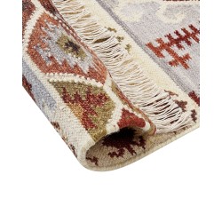 Dywan wełniany kilim 80 x 150 cm wielokolorowy PROSHYAN