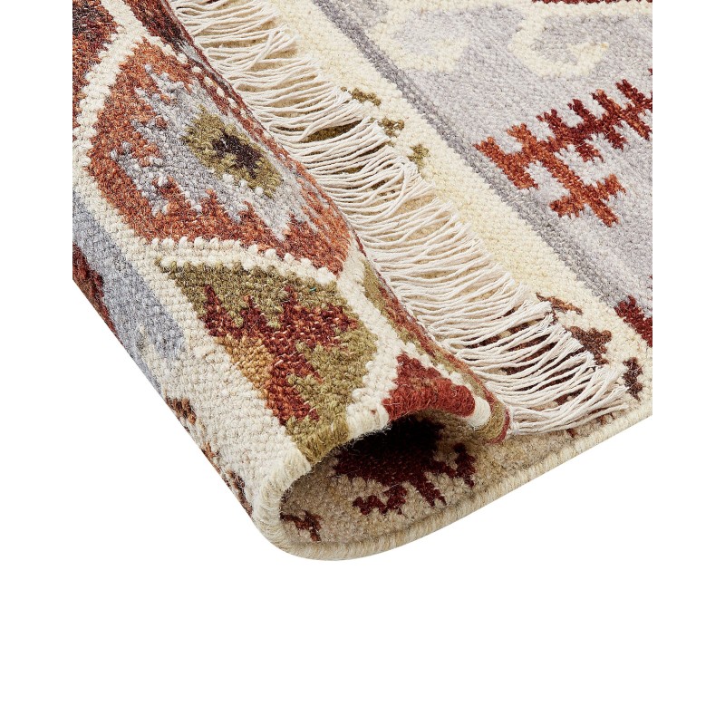 Dywan wełniany kilim 80 x 150 cm wielokolorowy PROSHYAN