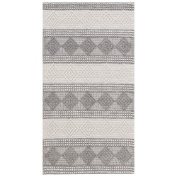 Dywan wełniany 80 x 150 cm beżowo-szary BOZOVA
