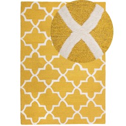 Dywan wełniany 160 x 230 cm żółty SILVAN