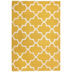 Dywan wełniany 160 x 230 cm żółty SILVAN