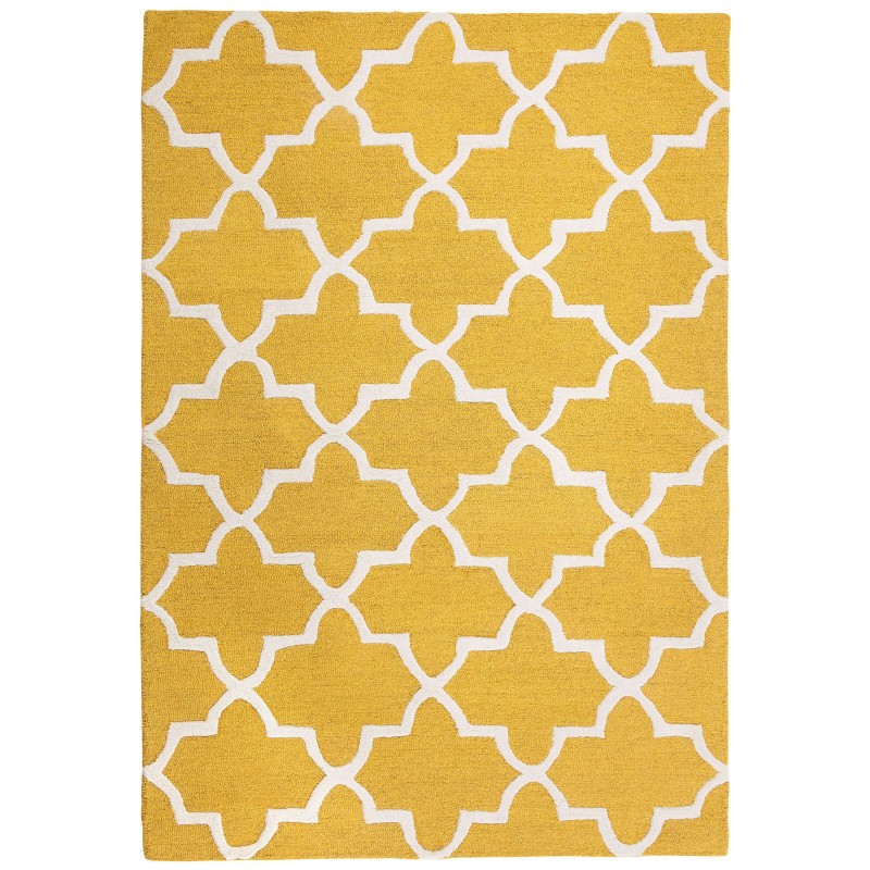 Dywan wełniany 160 x 230 cm żółty SILVAN