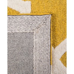 Dywan wełniany 160 x 230 cm żółty SILVAN