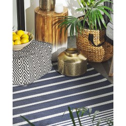 Dywan zewnętrzny 120 x 180 cm ciemnoniebieski HALDIA