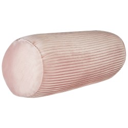 Poduszka dekoracyjna JONQUIL Welur 22 x 60 cm Różowy Jednolity