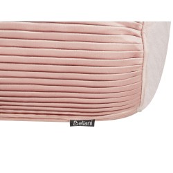 Poduszka dekoracyjna JONQUIL Welur 22 x 60 cm Różowy Jednolity