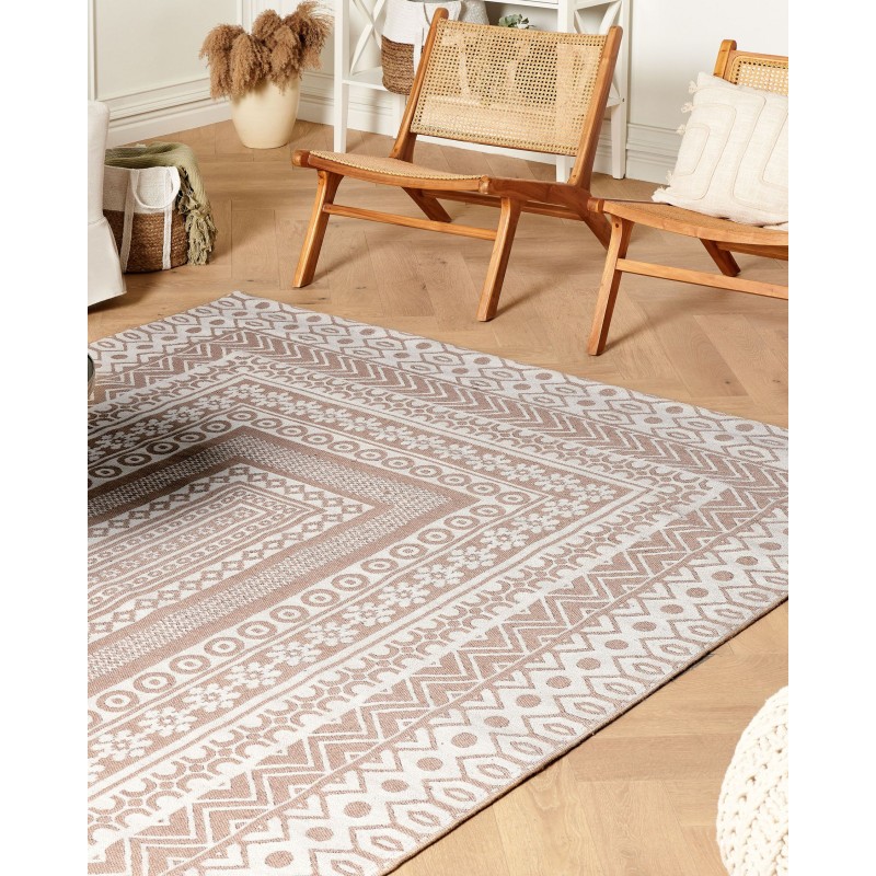 Dywan 200 x 300 cm beżowo-biały BAGLAR