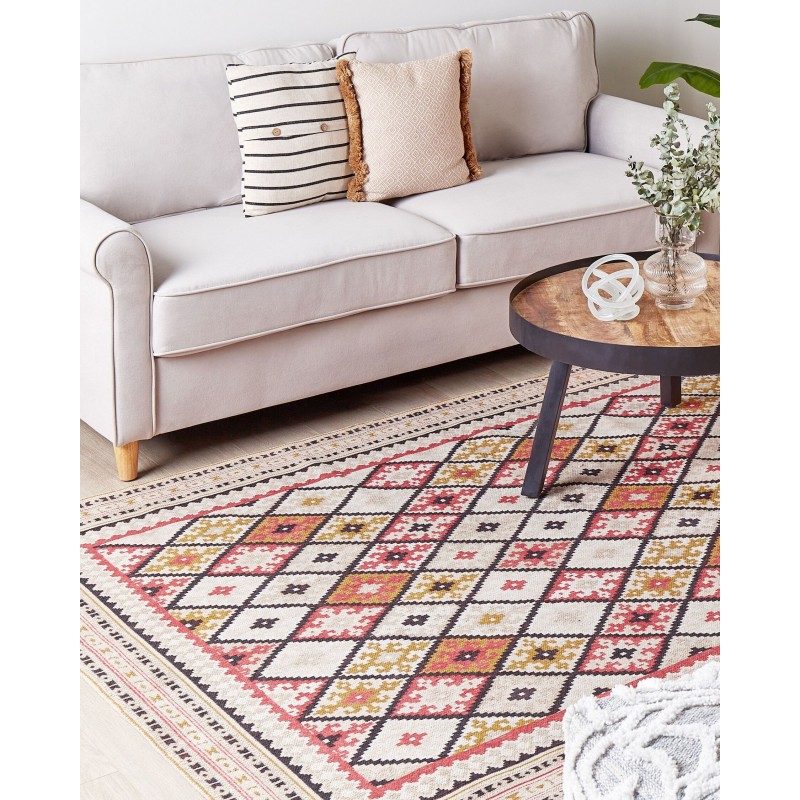 Dywan bawełniany 160 x 230 cm wielokolorowy ANADAG