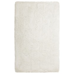 Dywan shaggy 140 x 200 cm biały CIDE