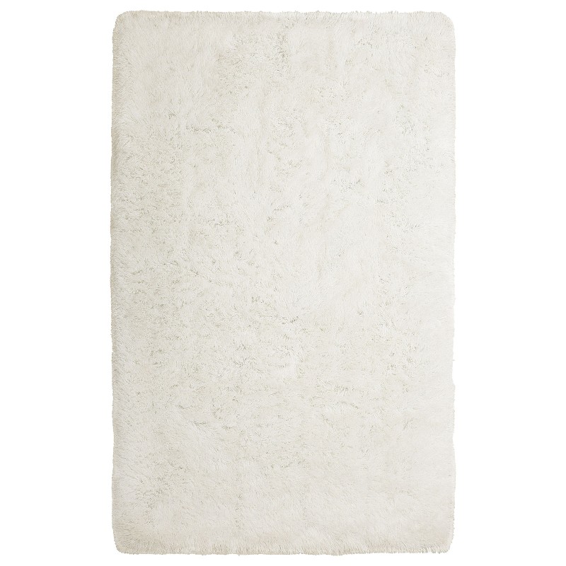 Dywan shaggy 140 x 200 cm biały CIDE