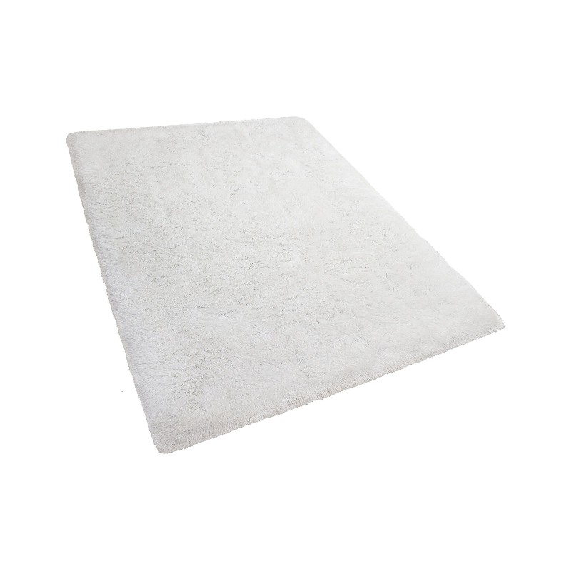 Dywan shaggy 140 x 200 cm biały CIDE