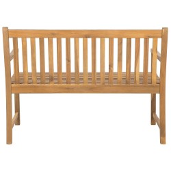 Ławka ogrodowa VIVARA 120 cm Certyfikowane drewno akacjowe Jasnobrązowy