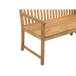 Ławka ogrodowa VIVARA 120 cm Certyfikowane drewno akacjowe Jasnobrązowy