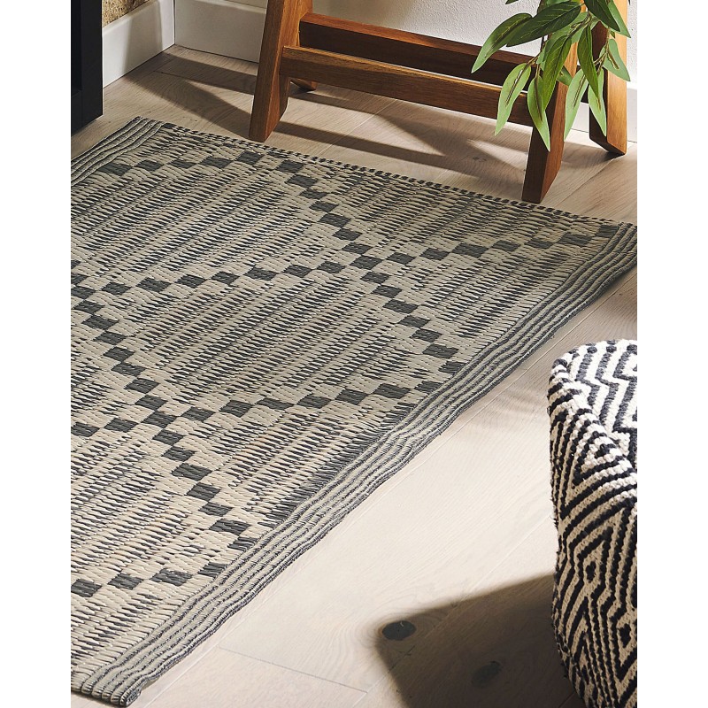 Dywan zewnętrzny 60 x 105 cm brązowoszary JALNA