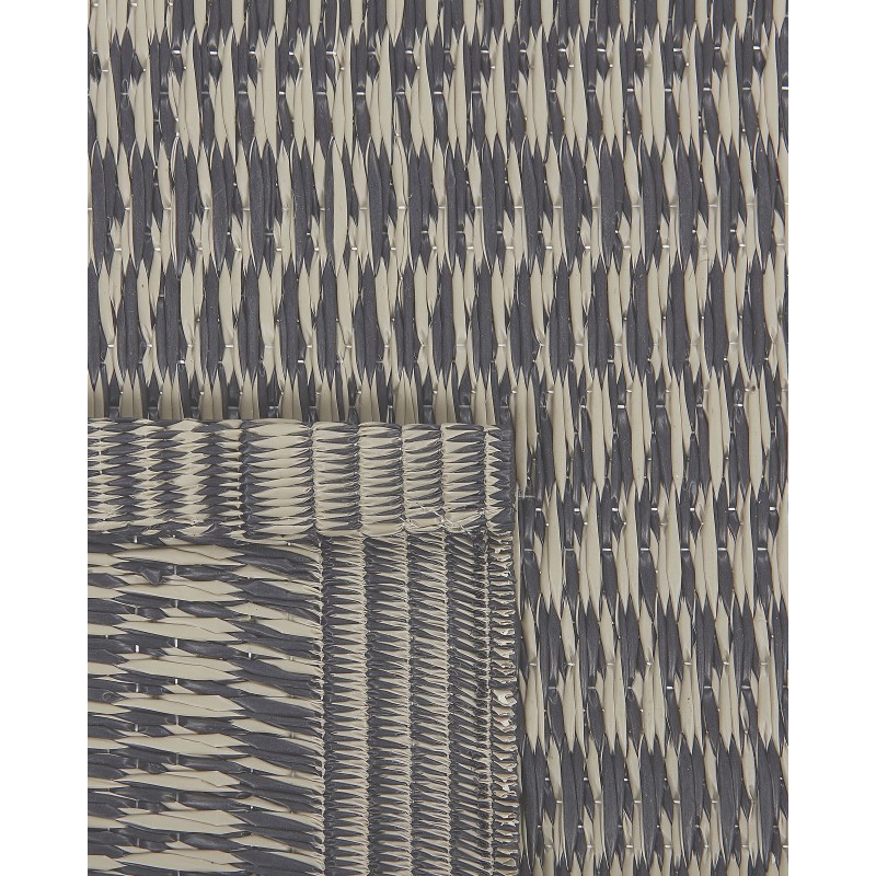 Dywan zewnętrzny 60 x 105 cm brązowoszary JALNA