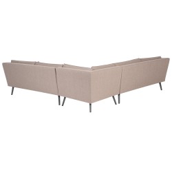 Sofa ogrodowa modułowa 5-osobowa beżowa LORETELLO