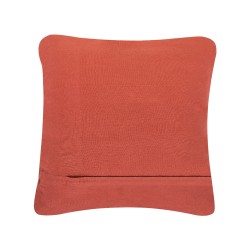 Zestaw 2 poduszek dekoracyjnych AKKOY Bawełna 45 x 45 cm Pomarańczowy Wzór geometryczny