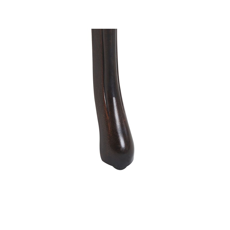 Stolik bistro BOVINO 65 cm 65 cm Metal Ciemnobrązowy