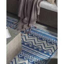 Dywan zewnętrzny 120 x 180 cm niebieski NAGPUR