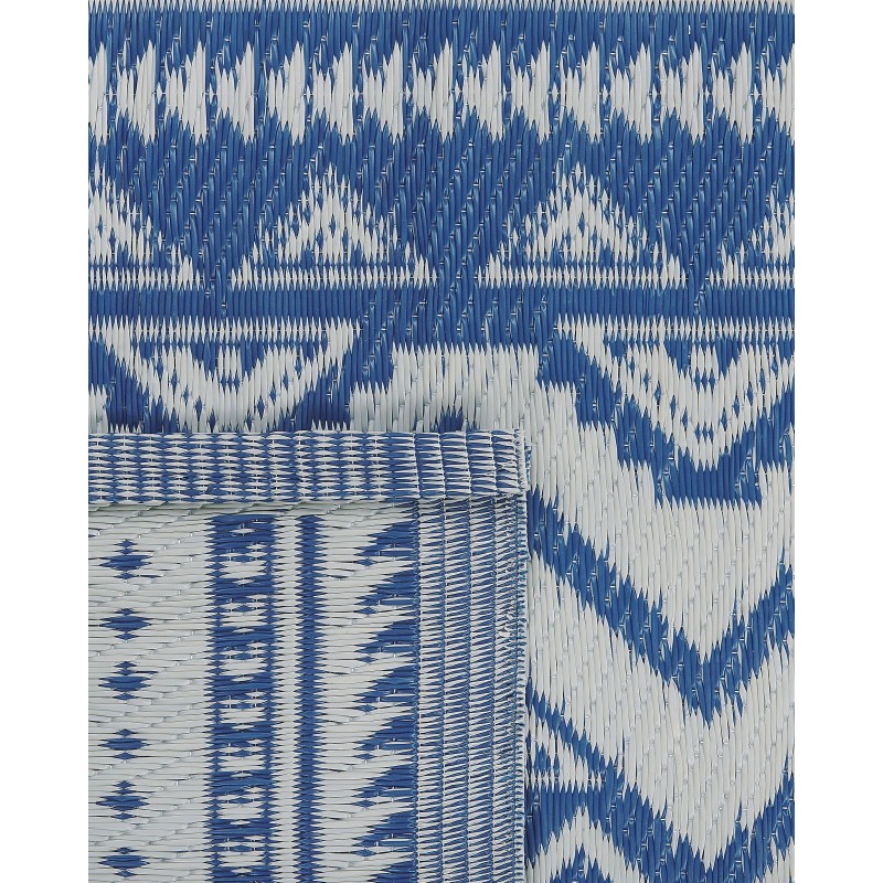 Dywan zewnętrzny 120 x 180 cm niebieski NAGPUR