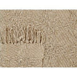 Koc VELLA Bawełna 190 x 230 cm Beżowy