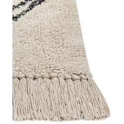 Dywan bawełniany 160 x 230 cm beżowy SOMEK