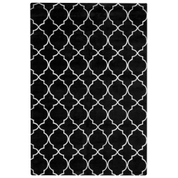 Dywan z wiskozy 140 x 200 cm czarny YELKI