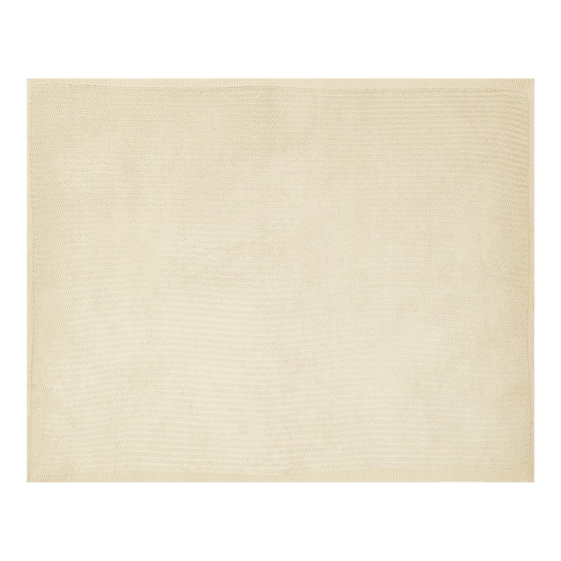 Narzuta na łóżko ILEN Bawełna 150 x 200 cm Beżowy