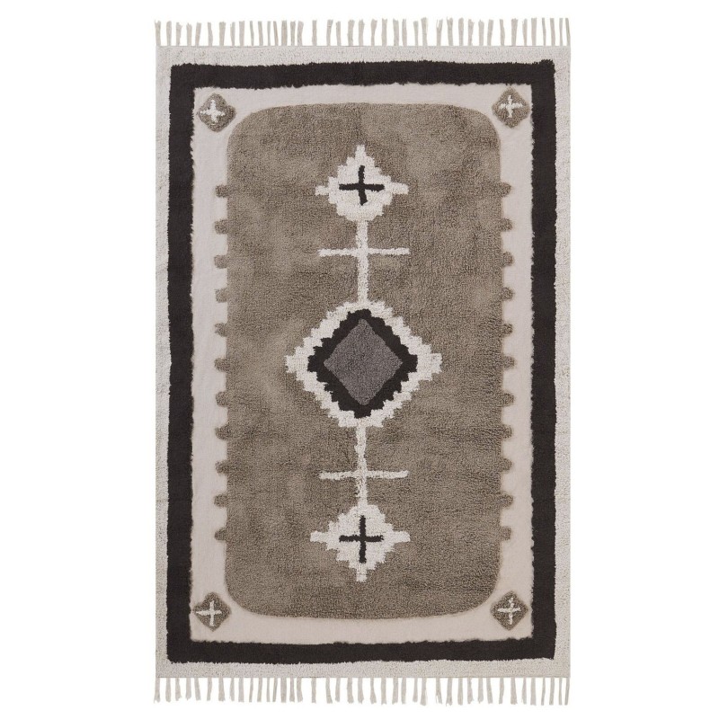 Dywan bawełniany 160 x 230 cm beżowy GEYVE