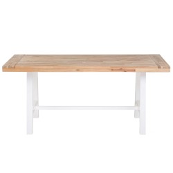 Stół ogrodowy SCANIA 170 cm 80 cm Drewno akacjowe Biały