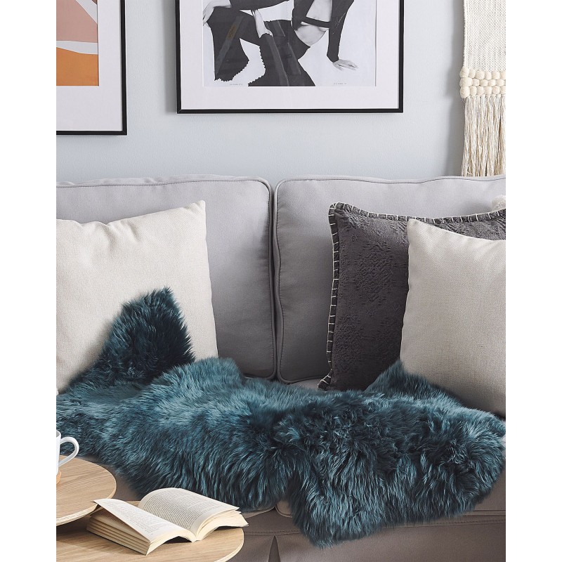 Skóra owcza ciemnozielona ULURU