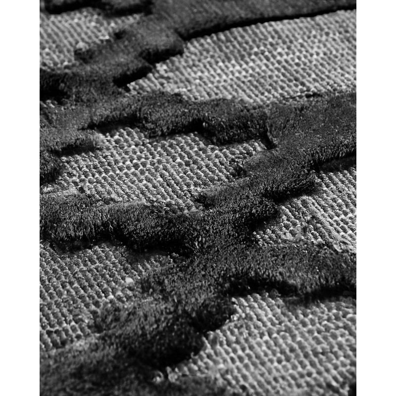 Dywan wiskozowy 160 x 230 cm szary CIZRE