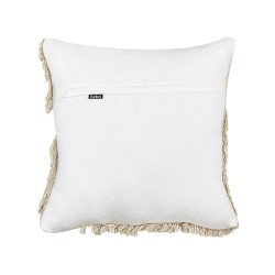 Zestaw 2 poduszek dekoracyjnych SOURWOOD Bawełna 45 x 45 cm Beżowy Wzór geometryczny