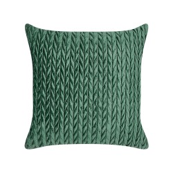 Zestaw 2 poduszek dekoracyjnych ECLIPTA 45 x 45 cm Zielony Jednolity