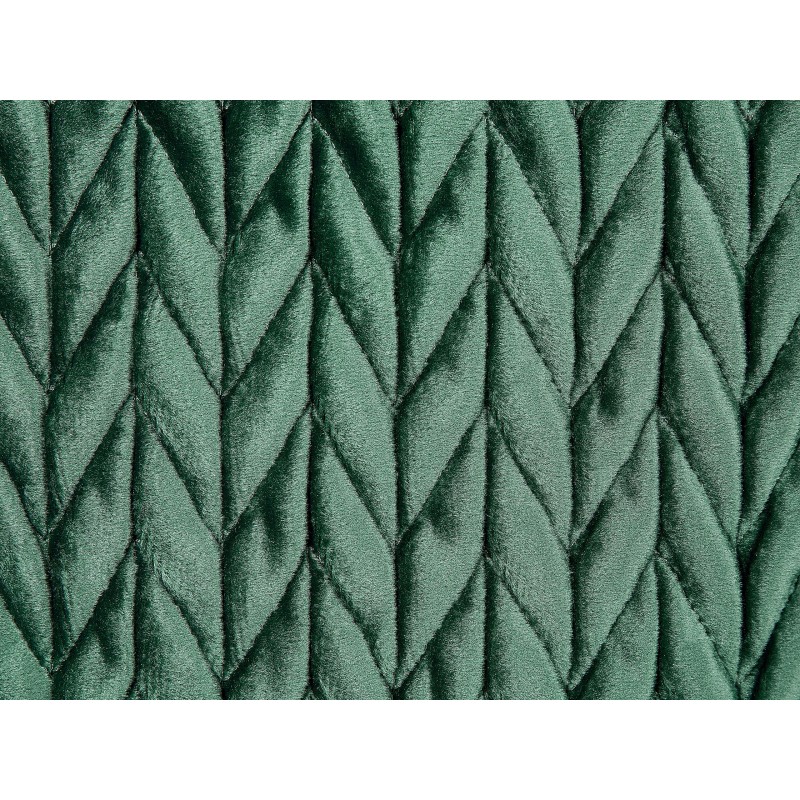 Zestaw 2 poduszek dekoracyjnych ECLIPTA 45 x 45 cm Zielony Jednolity