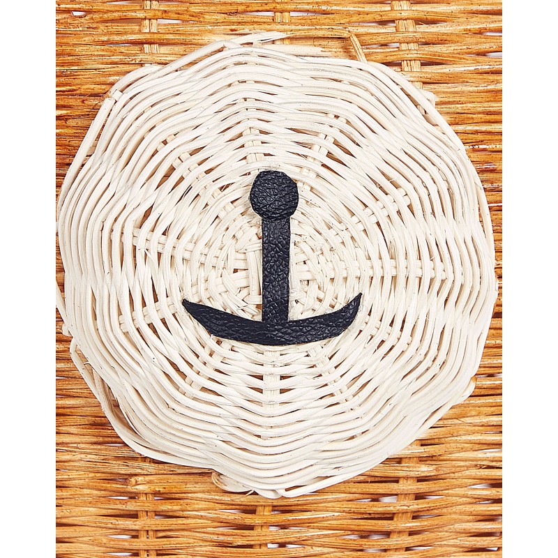 Kosz na zabawki Miś HIMBA Rattan Naturalny