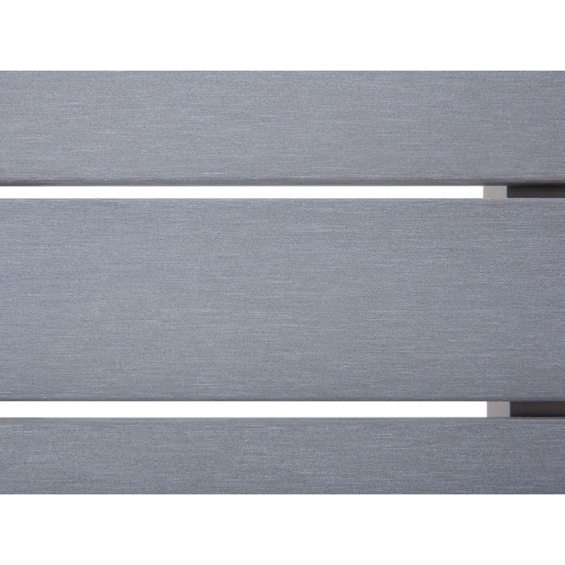 Stolik kawowy ogrodowy 90 x 50 cm jasnoszary SALERNO