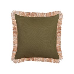 Zestaw 2 poduszek dekoracyjnych MITELLA Welur 45 x 45 cm Niebieski Wzór kwiatowy