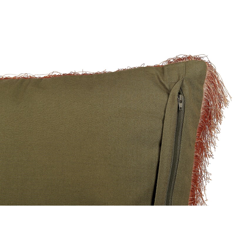 Zestaw 2 poduszek dekoracyjnych MITELLA Welur 45 x 45 cm Niebieski Wzór kwiatowy