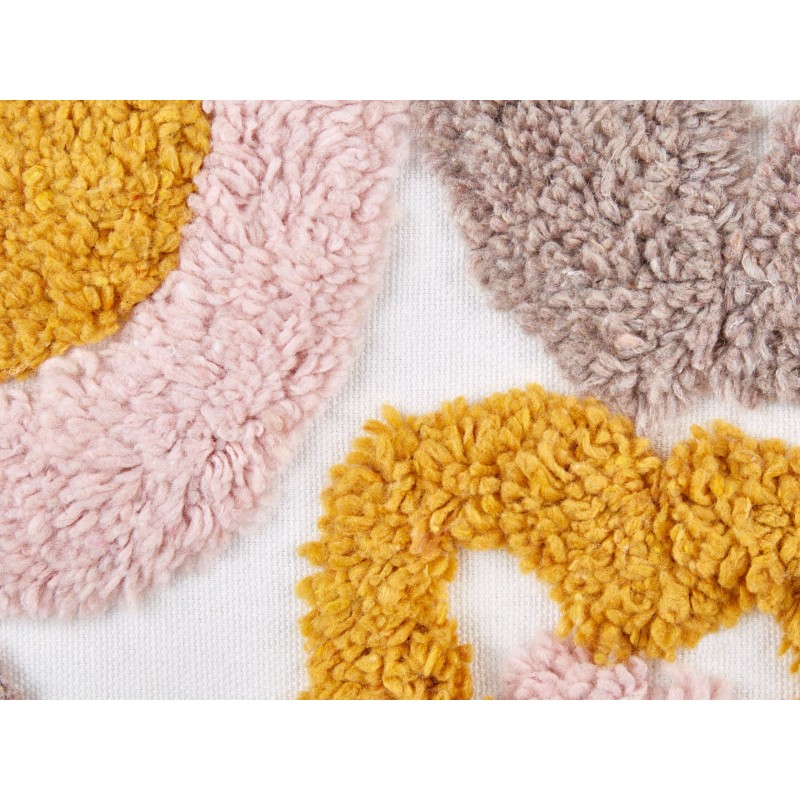 Zestaw 2 poduszek dekoracyjnych KANDIARO Bawełna 45 x 45 cm Kolorowy Wzór kwiatowy